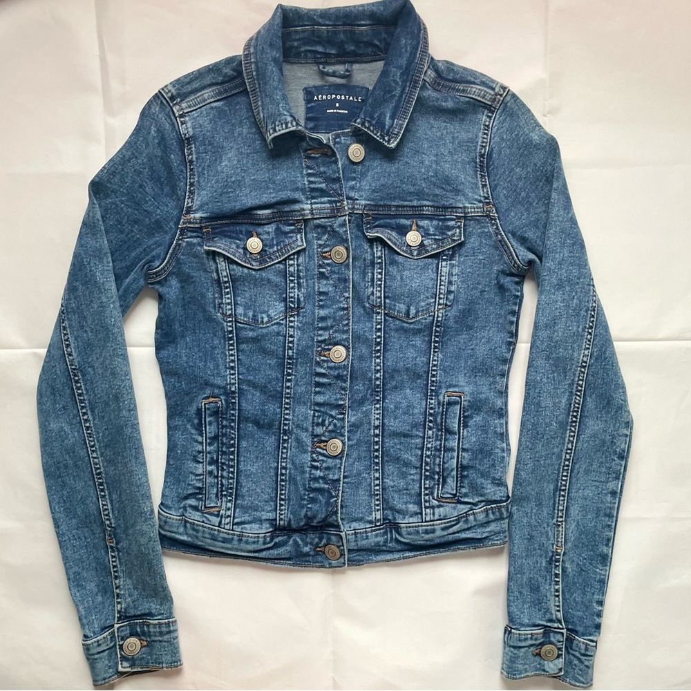 Aeropostale Long Sleeve Jean Jacket